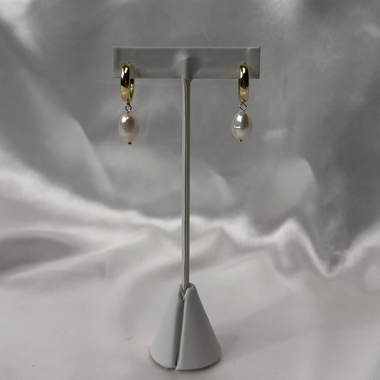 Pearl Hoop Earring